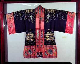 Taoist Robe with Tai Chi Yin and Yang Symbol and the Eight Trigrams, Chinese, Ch